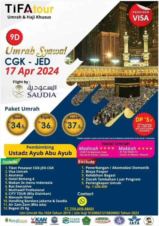 Paket Umroh – Travel Umroh Tifa Tour